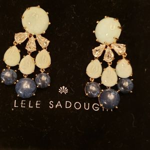 Lele Sadoughi clip back/pierced earrings.